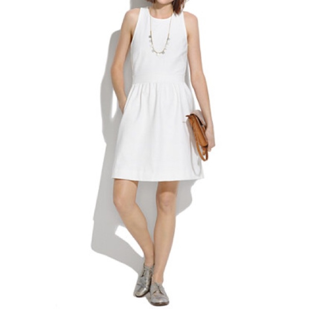 Madewell Creme Afternoon Dress